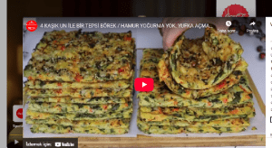 Read more about the article 4 Kaşık un 1 tepsi börek tarifi