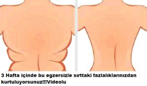 Read more about the article 3 Hafta içinde arka sırt yağlarından kurtaran egzersiz