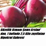 1 haftada 2,5 Kilo zayıflatan Hipokrat Kahvesi