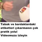 KOLAY ETİKET KALDIRMA YÖNTEMİ VİDEOLU
