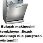 BULAŞIK MAKİNESİ TEMİZLEME SÜPER TARİF