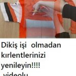 DİKİŞ OLMADAN KIRLENT YENİLEYİN VİDEOLU