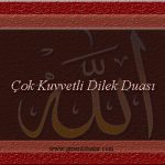 Dileklerin gerçekleşmesi için dua