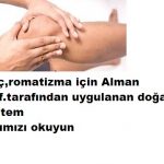 Felç romatizma Alman doktor tarafından uygulanan yağ