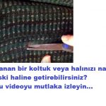 Koltuktaki yanık izi nasıl yok edilir