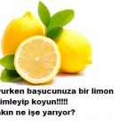 Yatarken baş ucunuza limon koyun bakın neden