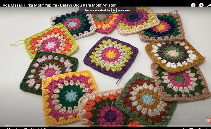 ada masalı motif nasıl yapılır