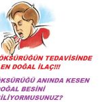 Öksürük için en etkili doğal tarif