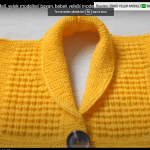 Şal yaka bebek örgü anlatım videosu