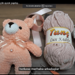Kadife ipten oyuncak ayıcık yapılışı