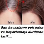 Bu yöntemle saç beyazlamasına son