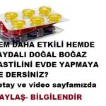 Evde doğal boğaz pastili yapılışı