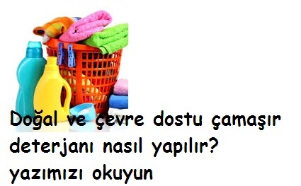 çamaşır deterjanı nasıl yapılır