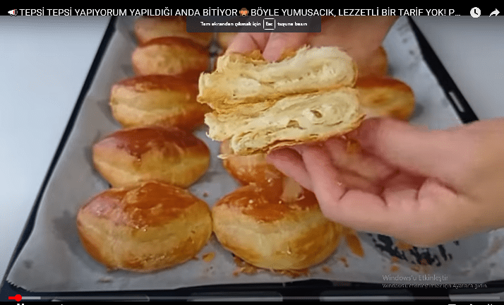 Katmer poğaça tarifi