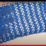 Merserize ajurlu yazlık örgü desen yapılışı