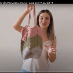 Zikzak model lale çanta yapılışı