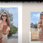 Zara çok satılan bucket çanta yapılışı