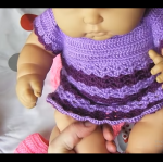 En kolay örgü bebek elbisesi nasıl örülür