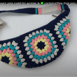 4 Örgü motif ve bir çapraz askılı çanta yapılışı