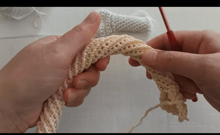 Spiral çanta sapı nasıl örülür