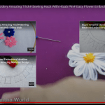 Kartondan örgü papatya yapılışı