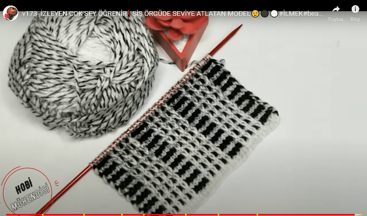Ekose örgü modeli nasıl yapılır