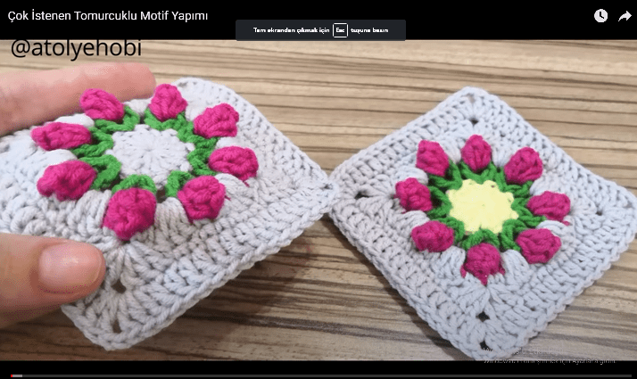 Tomurcuklu motif nasıl yapılır