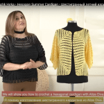 Farklı bir altıgen hırka yapılışı