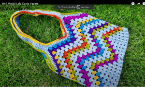 Read more about the article Farklı ve yeni lale model örgü çanta yapılışı
