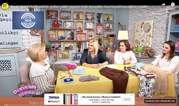 10 şekilde giyilen yelek ve bere yapılışı