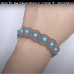En kolay boncuklu bileklik yapılışı