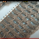 Sallanan halatlar örgü deseni nasıl yapılır