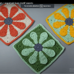 Papatyalı kare motif nasıl yapılır