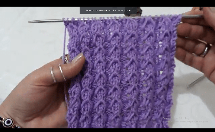 Yuva örgü deseni nasıl yapılır