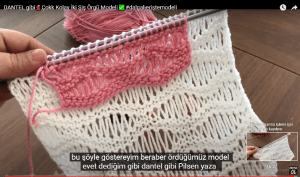 Read more about the article Su dalgası örgü deseni yapılışı