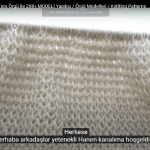 Zırh örgü deseni yapılışı