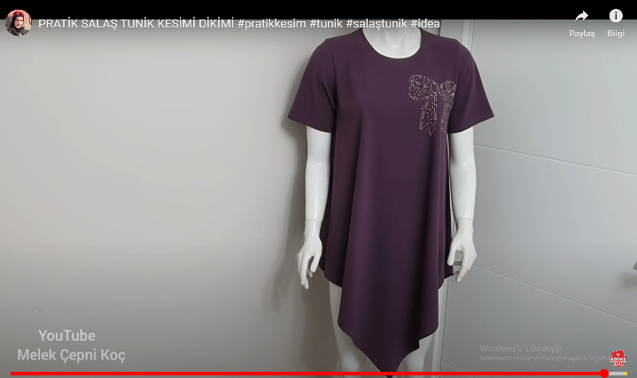 Pratik tunik kesimi ve yapılışı