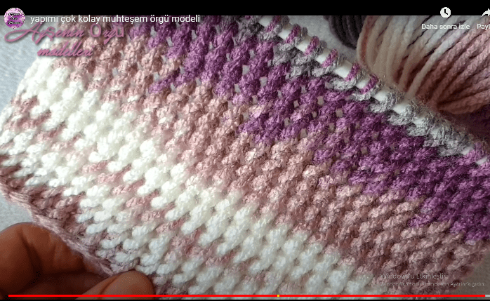 Yeni sezon yeni örgü model anlatımı