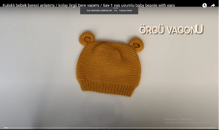 Kulaklı bebek bere anlatımı