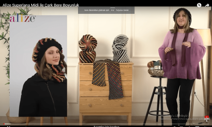 Çark bere boyunluk yapılışı