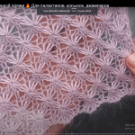 Şal için harika bir örgü deseni