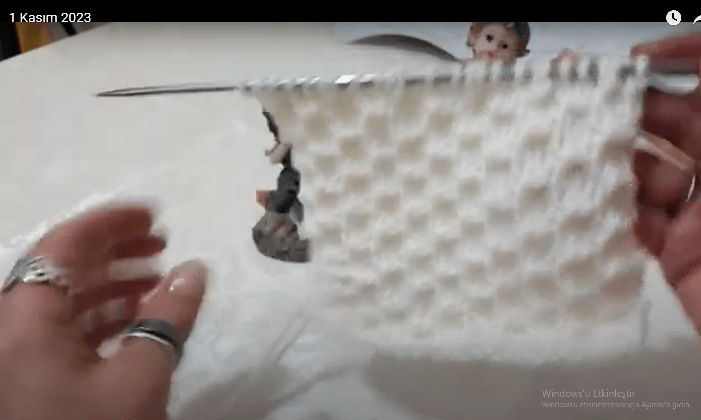 Pıtırcık örgü deseni nasıl yapılır