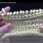 Örgüde yan düz örgü nasıl yapılır