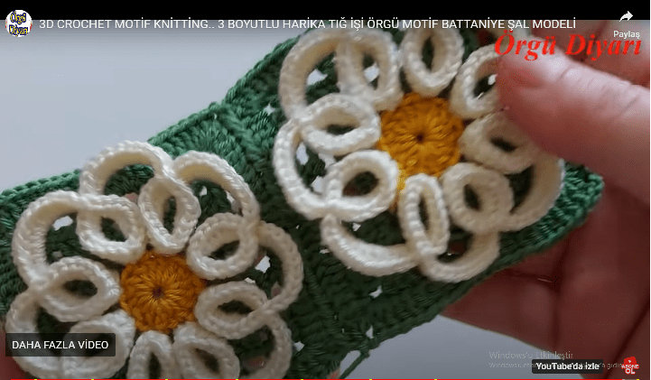 3 Boyutlu motif yapılışı