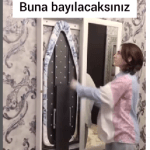 Aynalı ütü masası