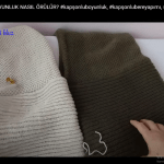 Kapüşonlu örgü boyunluk yapılışı