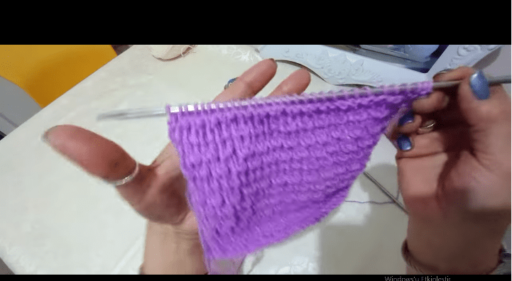 Yeni çıtır örgü deseni