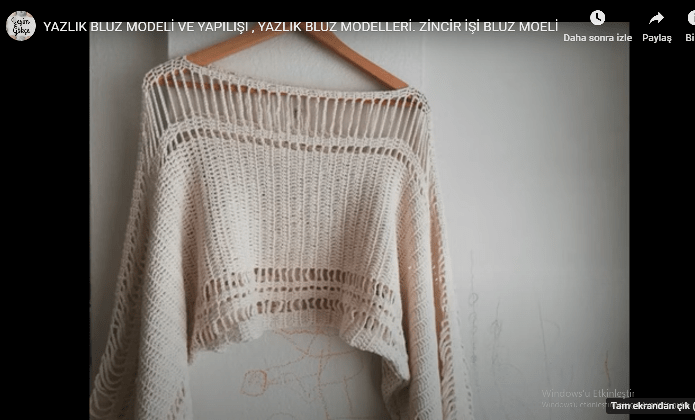 Yeni sezon yazlık bluz yapılışı