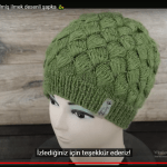 Yeni sezon örgü bere yapılışı