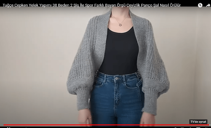 Cepken yelek yapılışı